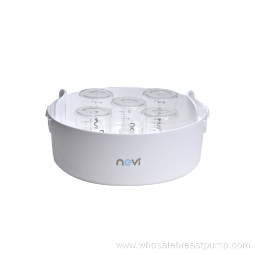 Round Body Portable Baby Bottle Microwave Sterilizer